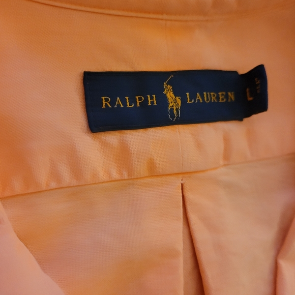 Men's Orange Polo Shirt-L - Picture 3 of 3